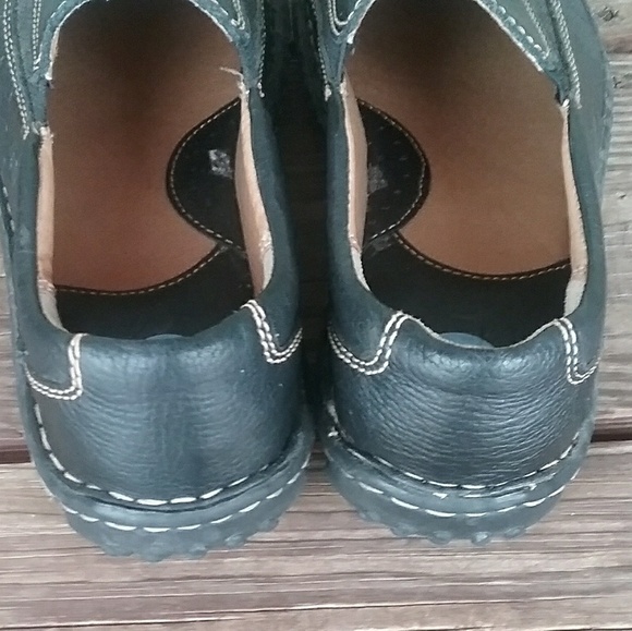 Born Black Leather Loafers  NWOB - Picture 5 of 7